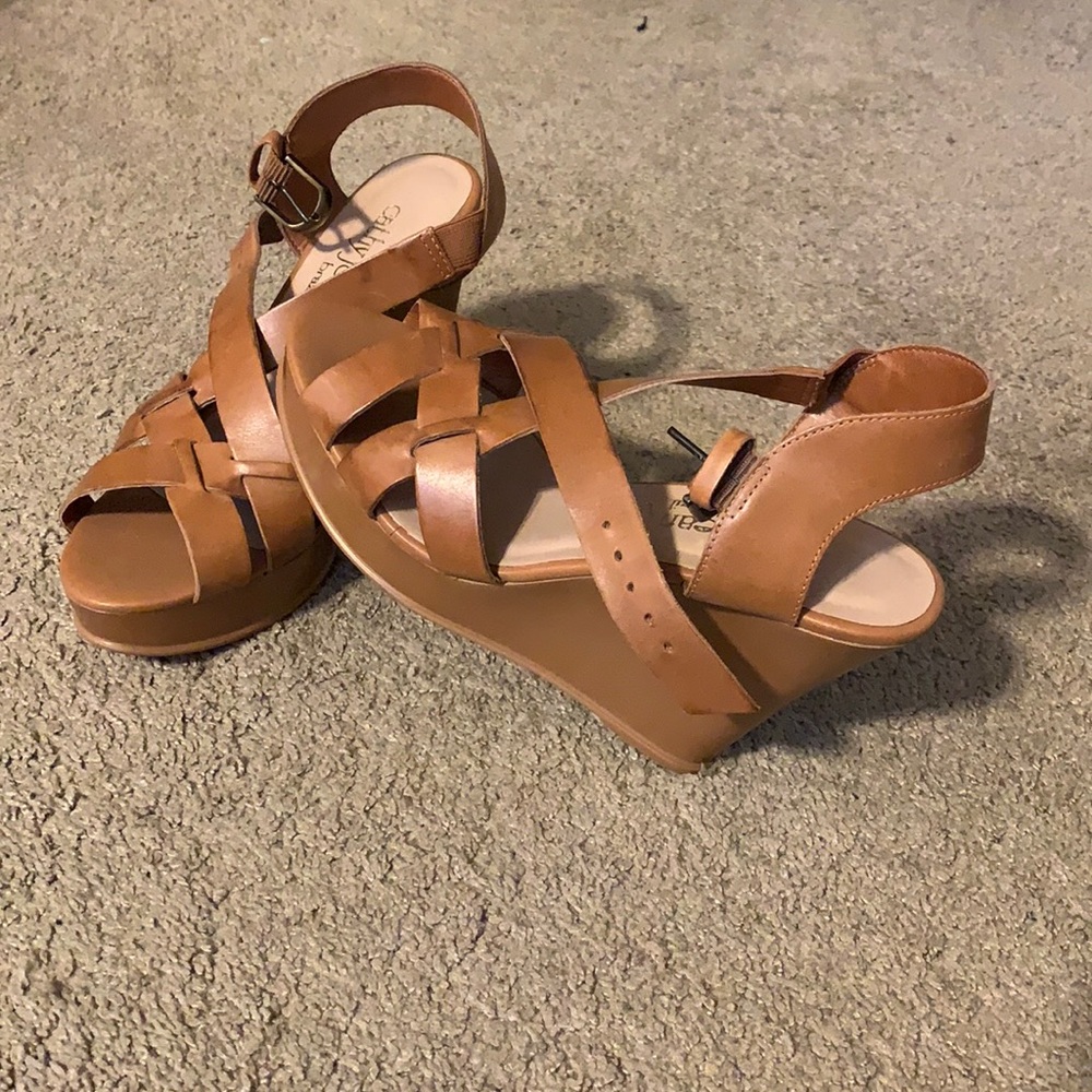 Brown Cathy Jean Wedge Heel